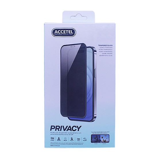 Privacy Anti-Spy Tempered Glass for Apple Iphone 15 Plus Black